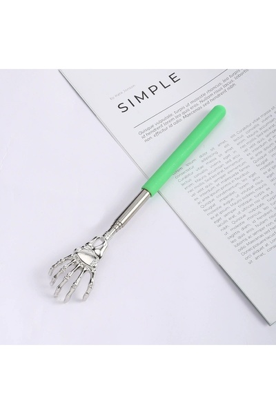 Choice1 green Skull Palm Telescopic Back Scratcher Hand Massager Fun And Nove...