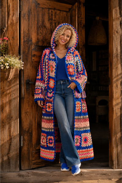 El örgüsü Ydr Design Cardigan