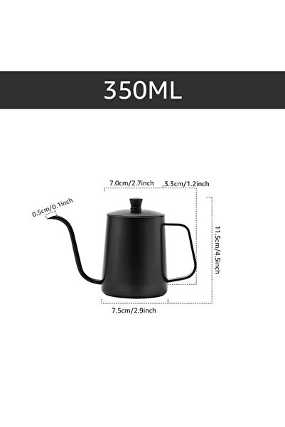 Choice 350ml 350/600ML Pour Over Coffee Kettle Gooseneck Kettle Spout Coffee ...