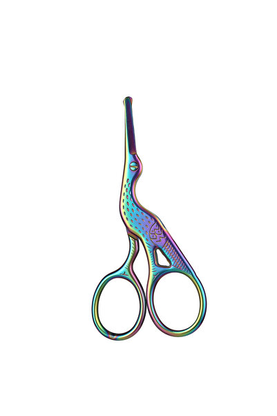 choice2 MULTI Round Head Stainless Steel Nose Hair Scissors Stork Type Beauty...