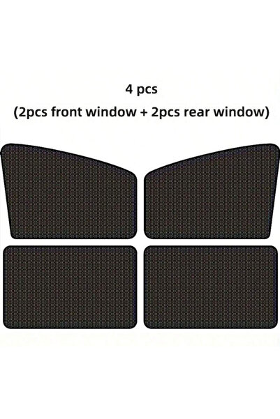 choice2 4pcs front and back 4 Pieces Magnetic Car Sun Blinds - Ultra Slim, UV...