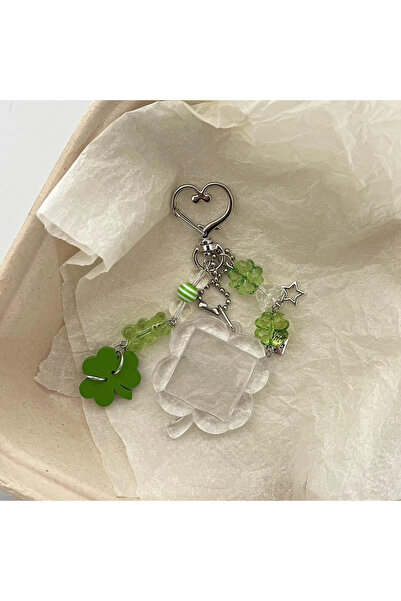 Choice 1pc Retro Four-leaf Clover Photo Frames, Acrylic Keychains, Mobile Pho...