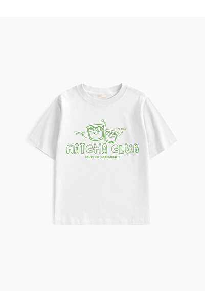 lethestudios Matcha Club Printed Baby Tee