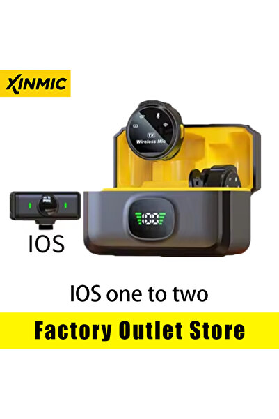 Choice3 IOS8-14 1to2 XinMic J6 Wireless Lavalier Lapel Microphone Noise Cance...