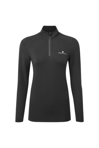 Ronhill Jachetă de alergare pentru femei Core Thermal 1/2 Zip FW 2025-Negru-L