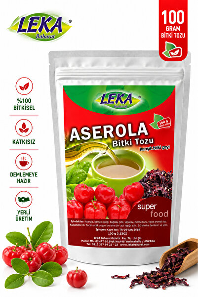 leka baharat Aserola Bitki Tozu 100 g