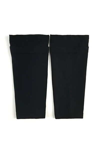 Choice1 L black 2pcs Football Shin Guard Sleeves with Pocket, Compression Cal...