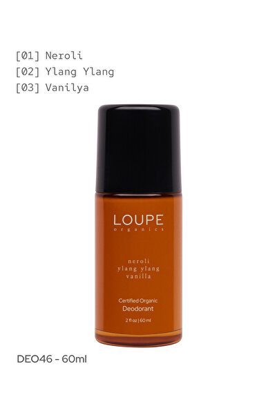 Loupe Organics Deo46 60 ml | Bioaktif Deodorant. Sertifikalı Organik. %100 Do...