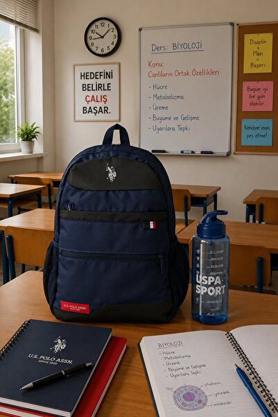 U.S. Polo Assn. قاعدة. بولو. أسن. مجموعة حقائب مدرسية للجنسين PLSET 2429717