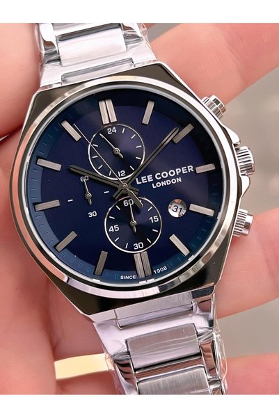 Lee Cooper Steel Cord Dial Features Active 50 Mt Water Resistant Men's Wristwatch Fg.8263.390