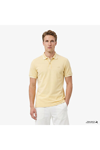 Lacoste Erkek Regular Fit Bej Polo