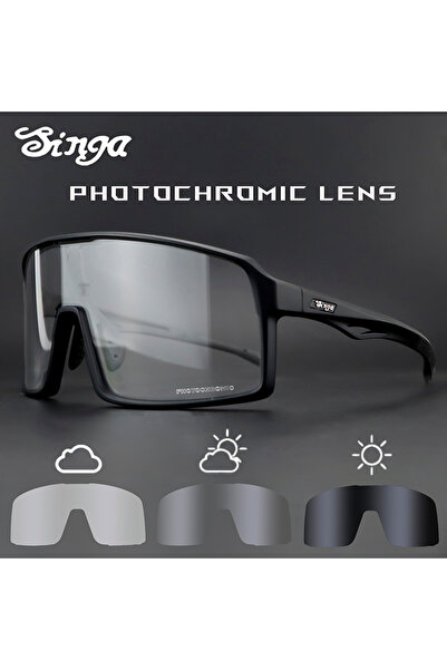 Choice1 With BOX 05 Photochromic Cycling Glasses Singa Cycling Sunglasses UV4...