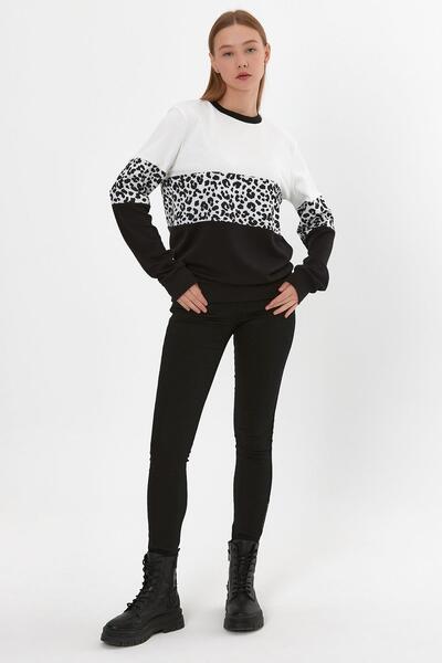 ALEXANDERGARDI Leopard Print Sweatshirt (B23-26500)