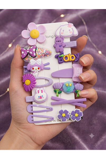 ELAS HOME Girl and Baby 14-Piece Buckle Set