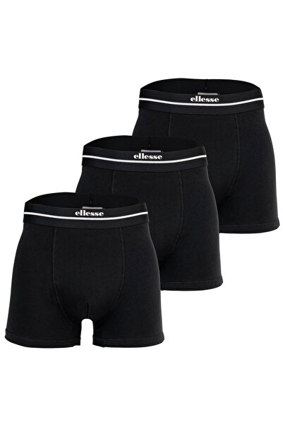 Ellesse Herren Boxershorts, 3er Pack - AMBRIA, Trunks, Logobund, einfarbig