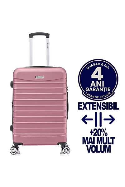 Quasar & Co. Troler Mediu Extensibil,troller Line,66x41x26-31cm,bagaj de cala...