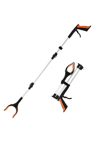 Choice CORAL RED Reacher Grabber Tool, 43" Extra Long Grabbers for Elderly, L...
