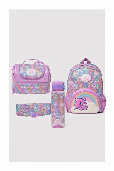 SMIGGLE Care Bear 4-Piece School Bag Set