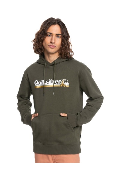 Quiksilver ALL LINED UP HOOD EQYFT04668-CRE0 Χακί