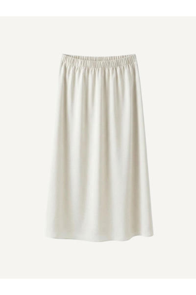 CHUL Plus Size Women's Skirt Lining - White