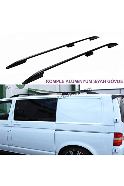 beyaztuning Volkswagen Transporter T5-T6-T7 Üst Port Bagaj Tavan Çıtası Siyah