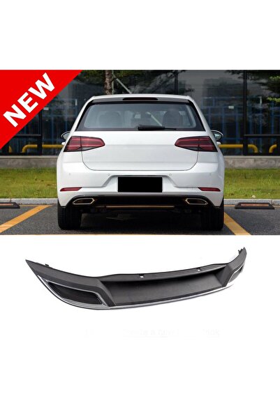 beyaztuning Volkswagen Golf 7 Arka Tampon Difüzörü 7,5 Model Çift Çıkış