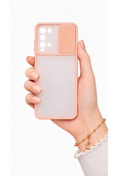 noktaks Xiaomi Poco M3 Kılıf Kamera Sürgü Mat Arka Yüzey Renkli Çerçeve Lensi...