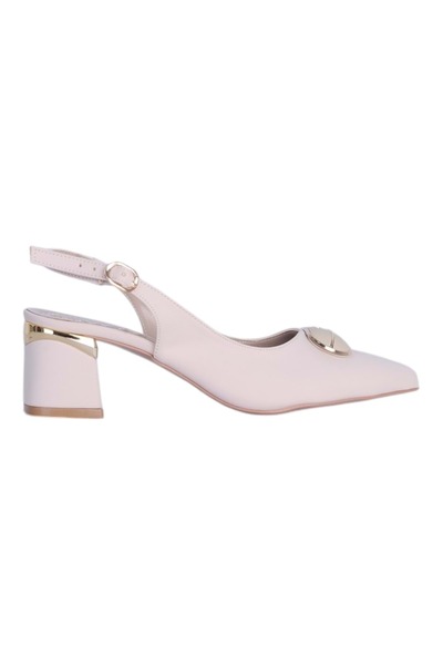 moda ayakkabım Pantofi cu toc pentru femei Esracan 2806 5Cm Slingback