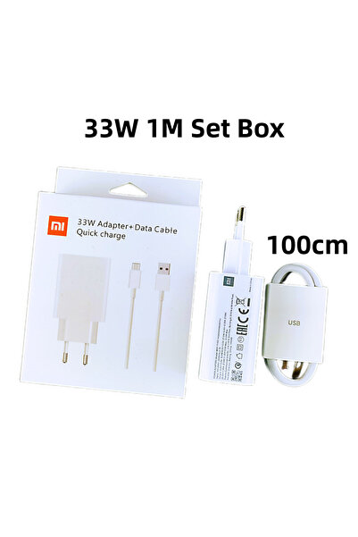 Choice XIAOMI 33W EU Set Box 33W Original Turbo Fast Charger EU Adapter with ...