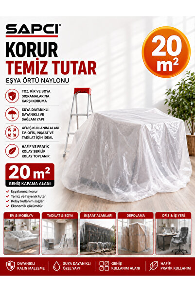 Sapcı Koruyucu Hışır Örtü Muşamba 20 M2 2 Adet