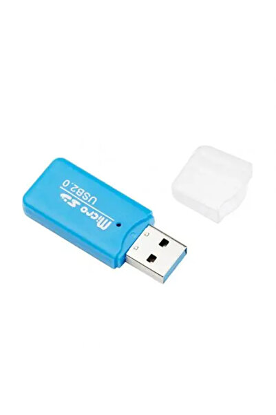 Choice1 Blue Mini USB 2.0 Micro SD TF T Flash Card USB 2.0 Cardrider Adapter ...