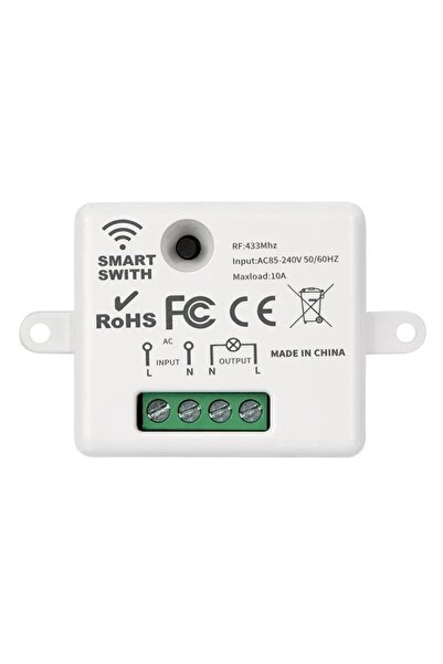 Choice جهاز استقبال صغير kebidumei 1Receiver بتردد 433 ميجاهرتز، مفتاح تحكم ل...
