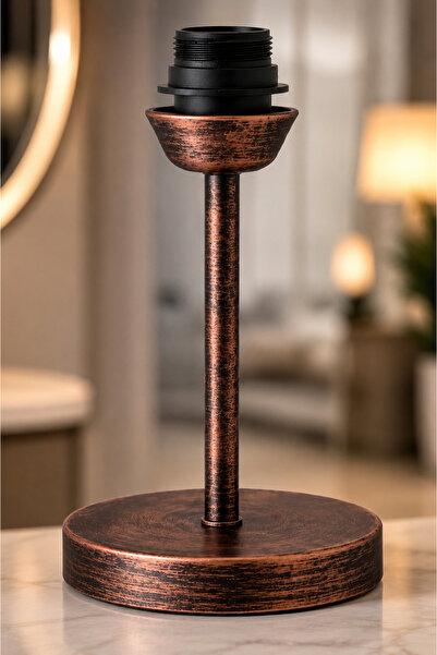 VENON Copper Patina Lampshade Base E-27 Compatible with Any Product with Gray...