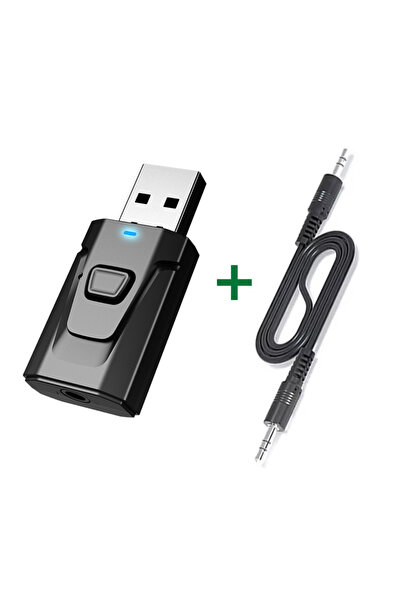 Choice لا يوجد كابل RCA USB بلوتوث 5.4 جهاز إرسال واستقبال صوتي ميكروفون لاسل...