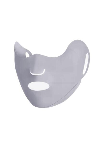 choice2 Gray UPF50+ Sun Protection Face Mask, Breathable Polyester UV Shield ...