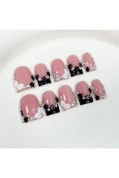 Choice3 XS 10pcs High-end Sweet and cool girl style, hand-painted three-dimen...