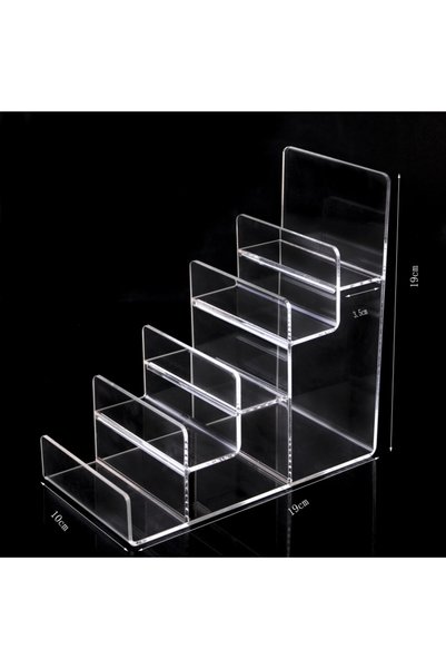choice2 5 layers Acrylic Wallet Display Stand Purse Handbag Organizer, Jewelr...