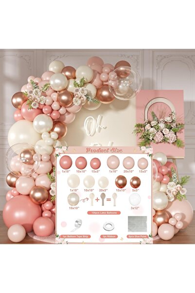 Choice5 Other style 2 126 Pcs Dusty Blue and White Arch Kit Include Macaron B...