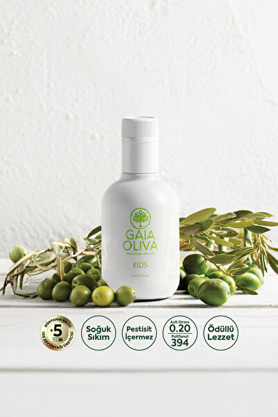 Gaia Oliva KIDS | Çocuklara Özel 250 ml Erken Hasat Natürel Sızma Zeytinyağı