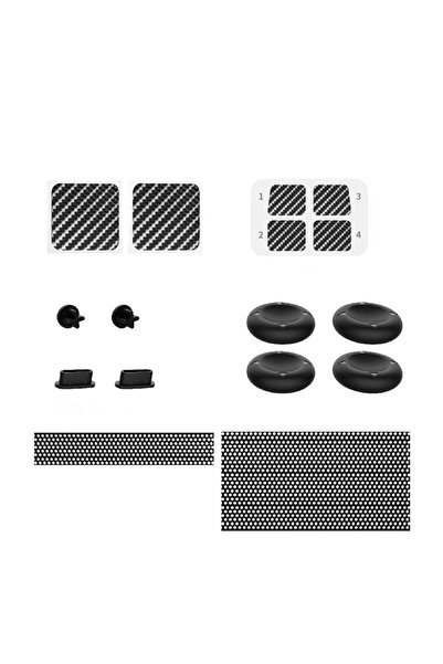 Choice Black Protective Kit For Steam Deck OLED Dust Proof Kit Button Sticker...
