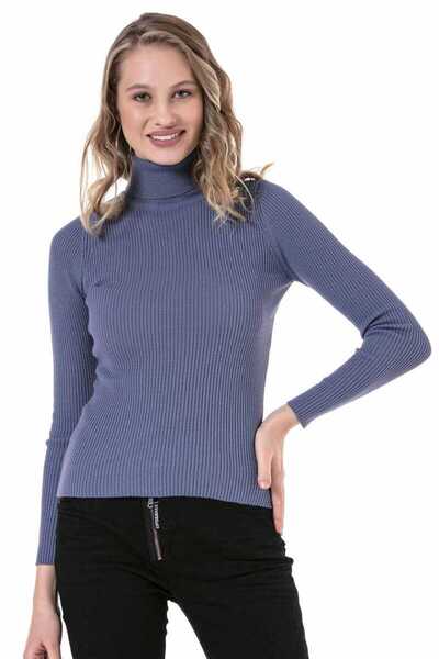 Cipo&Baxx Wp227 Women's Turtleneck Sweater