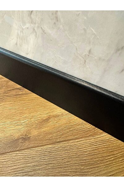 Pasha Dekor 8 Cm Düz Siyah Parke Süpürgelik