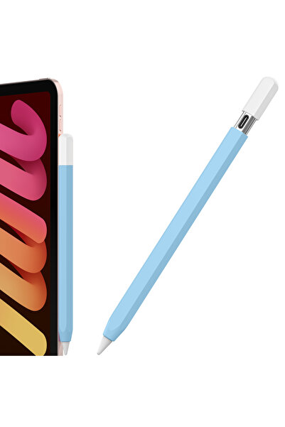 Choice3 Light Blue Silicone Pencil Case For Pencil 3 USB-C Color Soft Ultra T...
