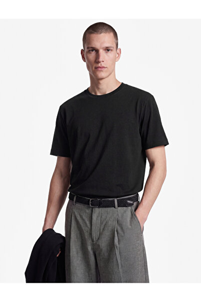 Koton Regular Fit Crew Neck Cotton Tok Fabric Short Sleeve Basic T-Shirt