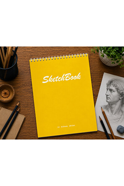 Pagos Yayınları Wise Owl Premium A4 Sketchbook Hard Cover Sketchbook |   200 ...