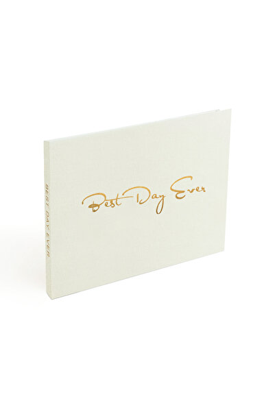 Choice3 BEST DAY EVER Luxury Linen Bound Video Book Wedding Video Album Up to...