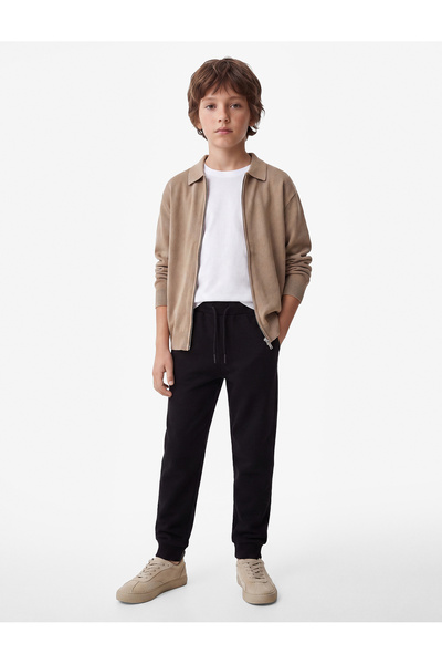 Koton Cotton Pocketed, Tie-Waist, Basic School Sweatpants