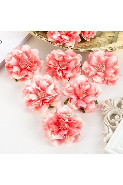 Choice 10pcs color 14 Artificial Silk Peony Flower Scrapbook Diy Gift Bobby P...