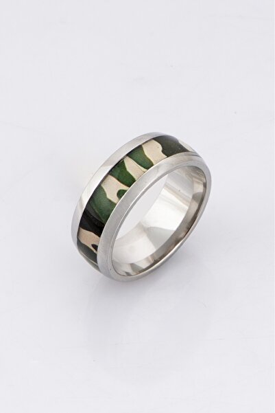 UKHWD SUPPLY 316L Steel Camouflage Men's Ring