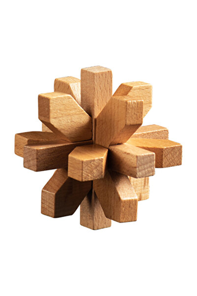 Choice flower Wooden Kongming Lock,3D Brain Teaser Puzzle,Office Decompressio...